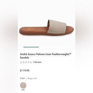 ANDRE ASSOUS Paloma Sandals NWOT